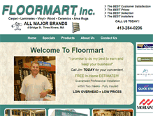 Tablet Screenshot of floormart1inc.com